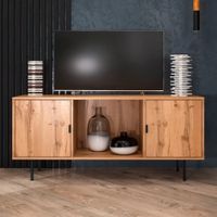 Mueble de TV Moderno Winry Marron R&R MUEBLES