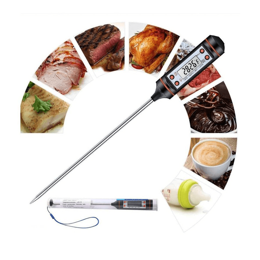 Termómetro Digital de Cocina Alimentos Carne Líquidos solidos 235mm - Promart