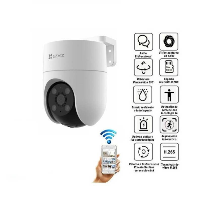 Cámara ip pt exterior 4mp wifi