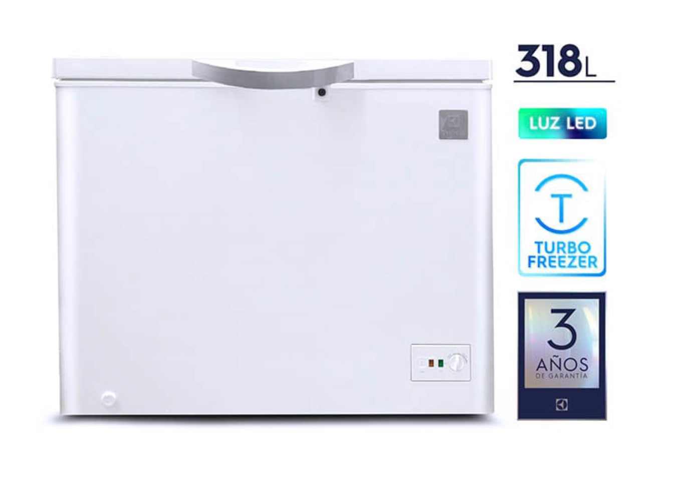 Congeladora Electrolux 316 Lts ciI409cr Blanco