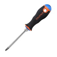 Desarmador de cruz 14 x 4 mango Comfort Grip Truper