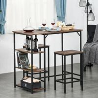 Juego de Comedor Moderno Ishihara Marron R&R MUEBLES