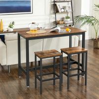 Juego de Comedor Moderno Koisumi Marron R&R MUEBLES