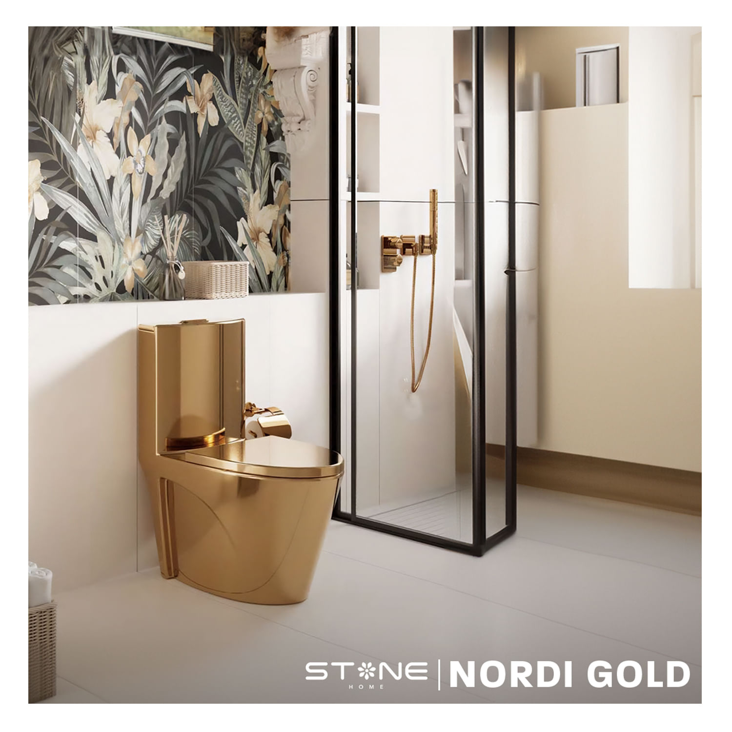 Inodoro Minimalista Nordi Golden Stone