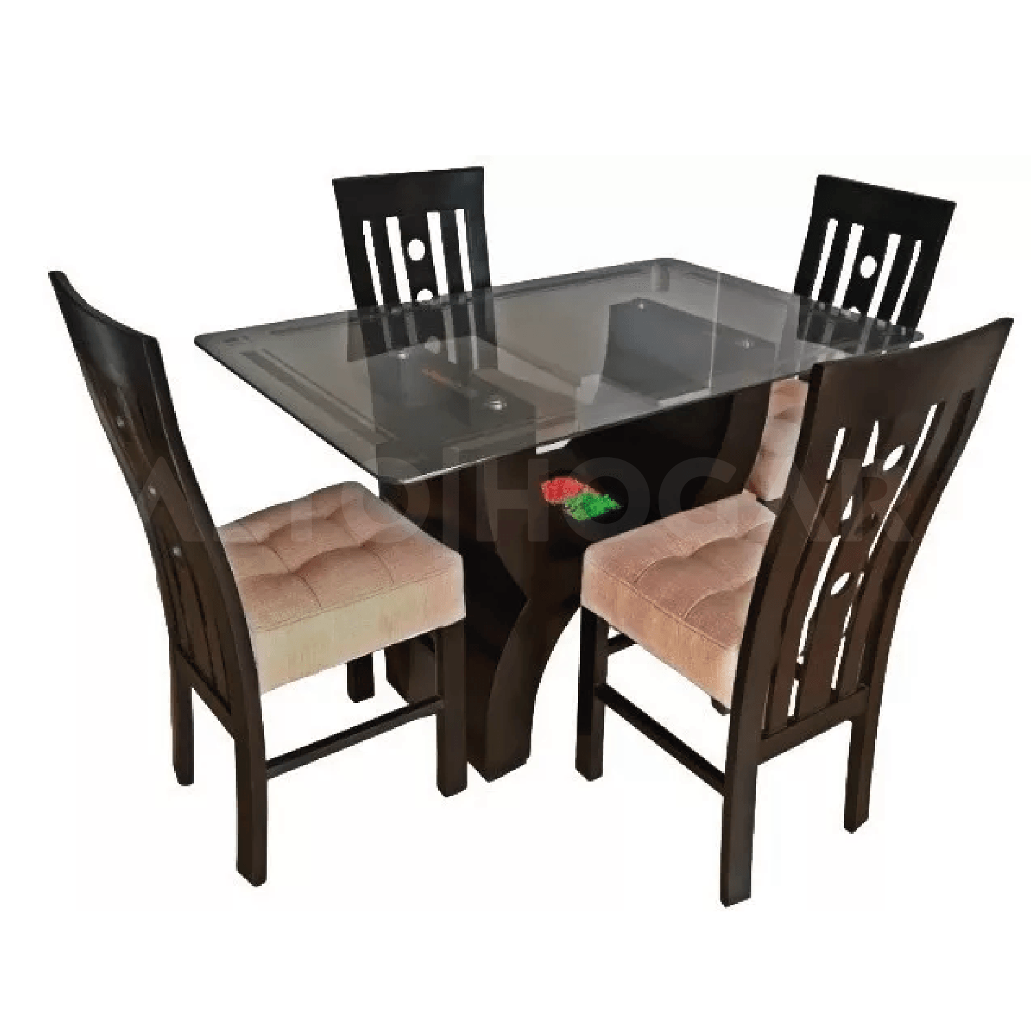 Juego de Comedor Alto Hogar 4 Sillas Kath Beige
