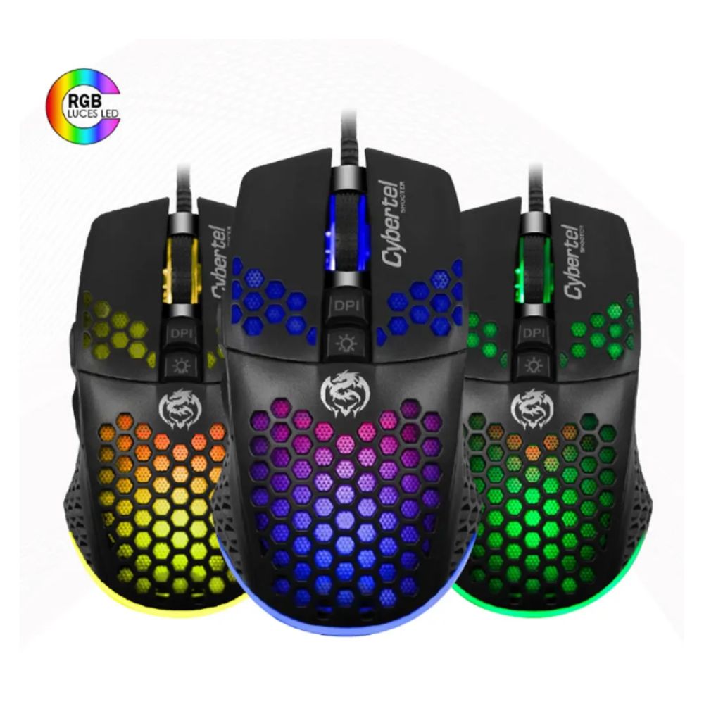 Mouse Gamer Cybertel Shooter CBX M501 Negro - Promart