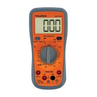 Multímetro Multitesters Digital Profesional Con RMS 10402 Truper