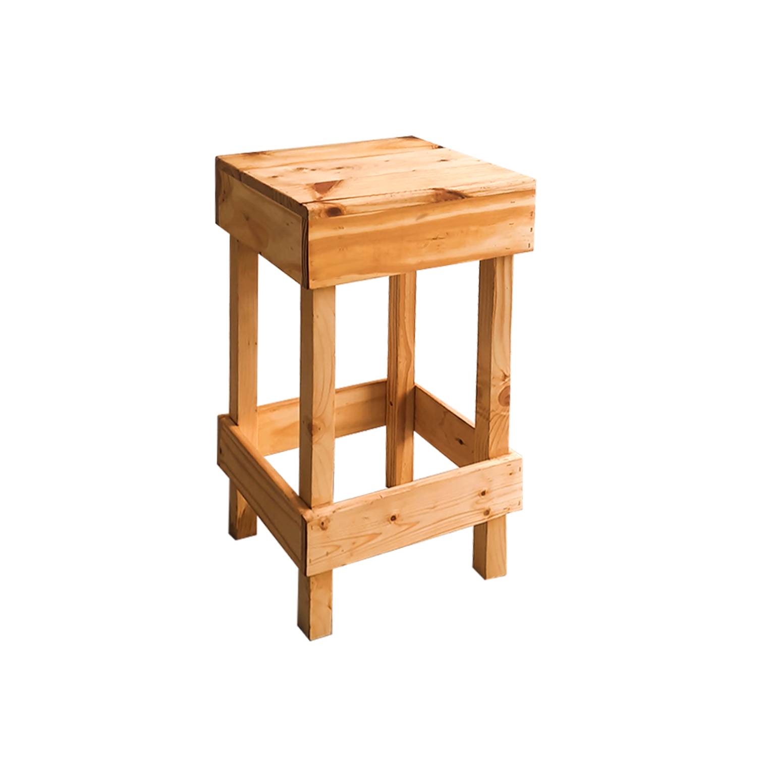 Banca de madera SORREL BIOMUEBLE con acabado barniz incoloro