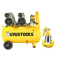 Kit Compresora  silenciosa 50L  2HP Manguera 5m pistola para pintar UYUSTOOLS