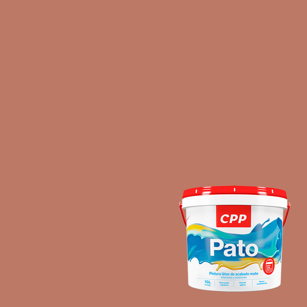 Latex Pato CPP Marrón Tabaco 1 galón