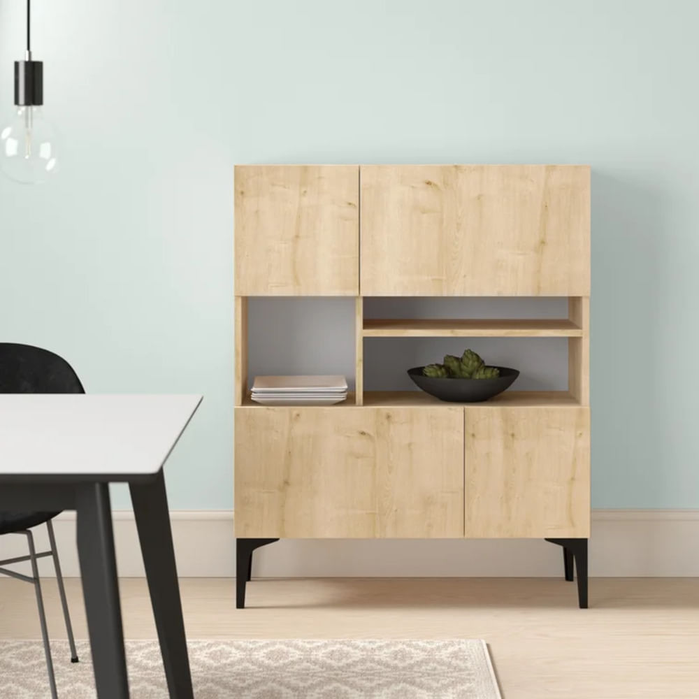 Aparador Moderno Isaak Marron R&R MUEBLES