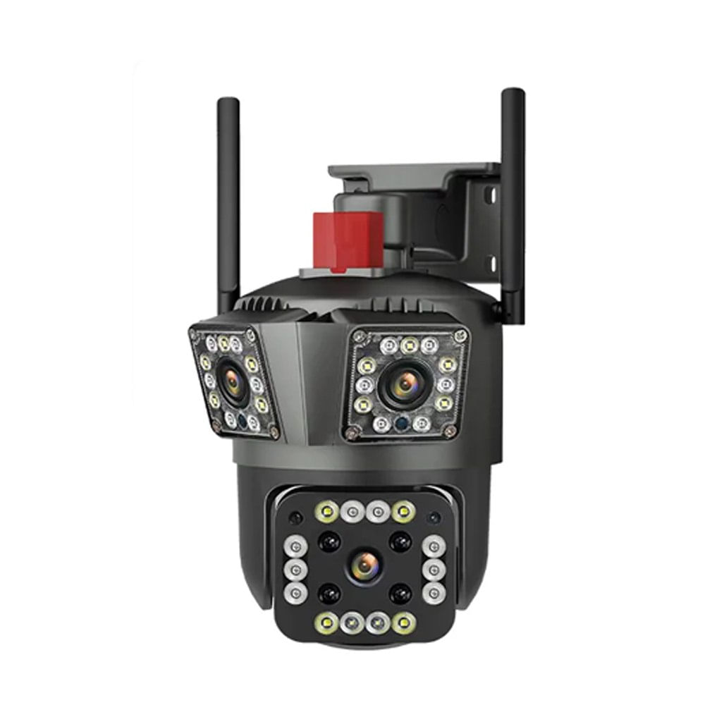 Camara Seguridad Ip Wifi Ptz TRIPLE Lente 360 Exterior RJ45 TF SEISA