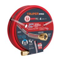 Manguera 5/8"" super reforzada 4 capas 20 m conexiones metal Truper 16035
