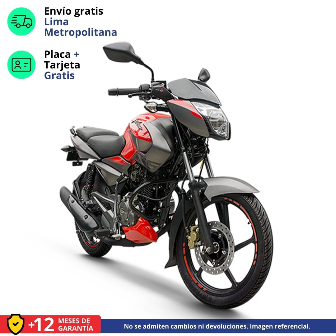 Moto Bajaj Pulsar NS 125 Rojo/Gris