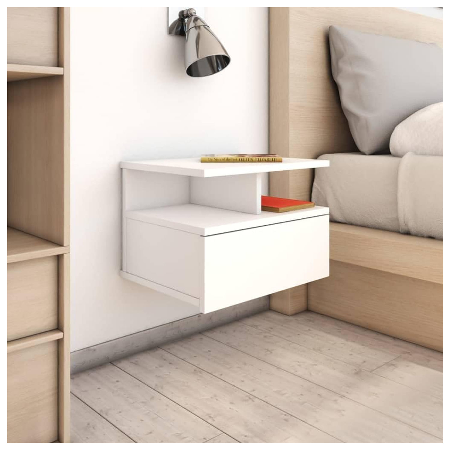 Velador Flotante Maikol Ventitas Home Blanco