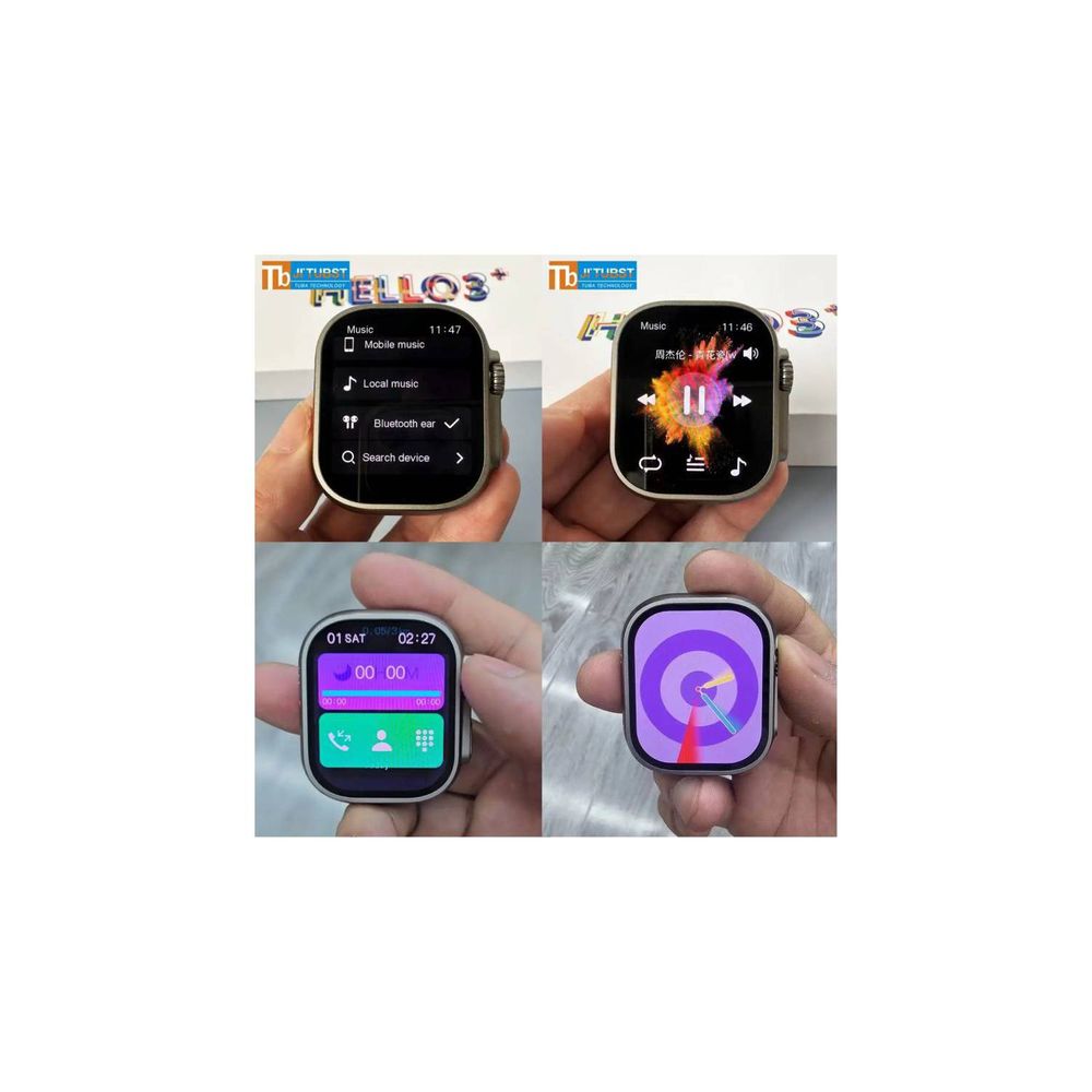 Smartwatch Hello Watch 3 Plus Ultra 4GB Amoled 480mAh Naranja - Promart