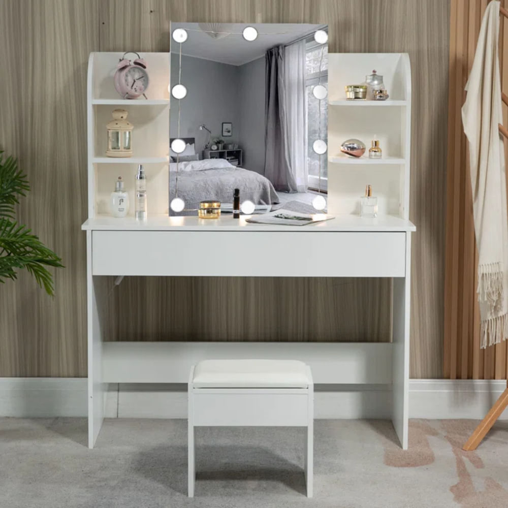 Tocador Moderno Satsuki Blanco R&R MUEBLES