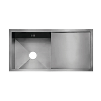 LAVADERO DE COCINA DE LUJO 1 POZA ULS03-10050 ACERO INOXIDABLE
