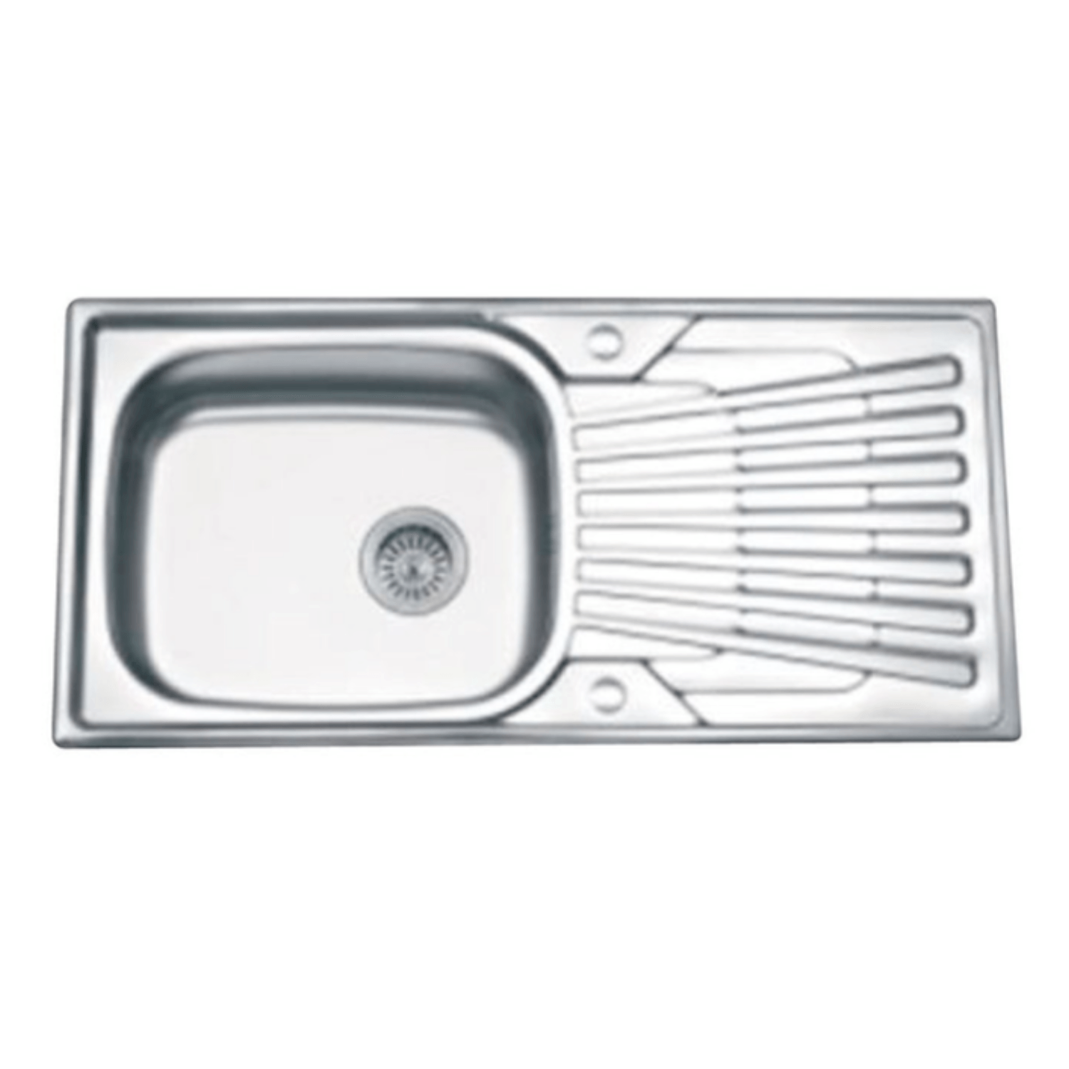 Lavadero de Cocina con Escurridero XM 100X50 cm Acero Inoxidable