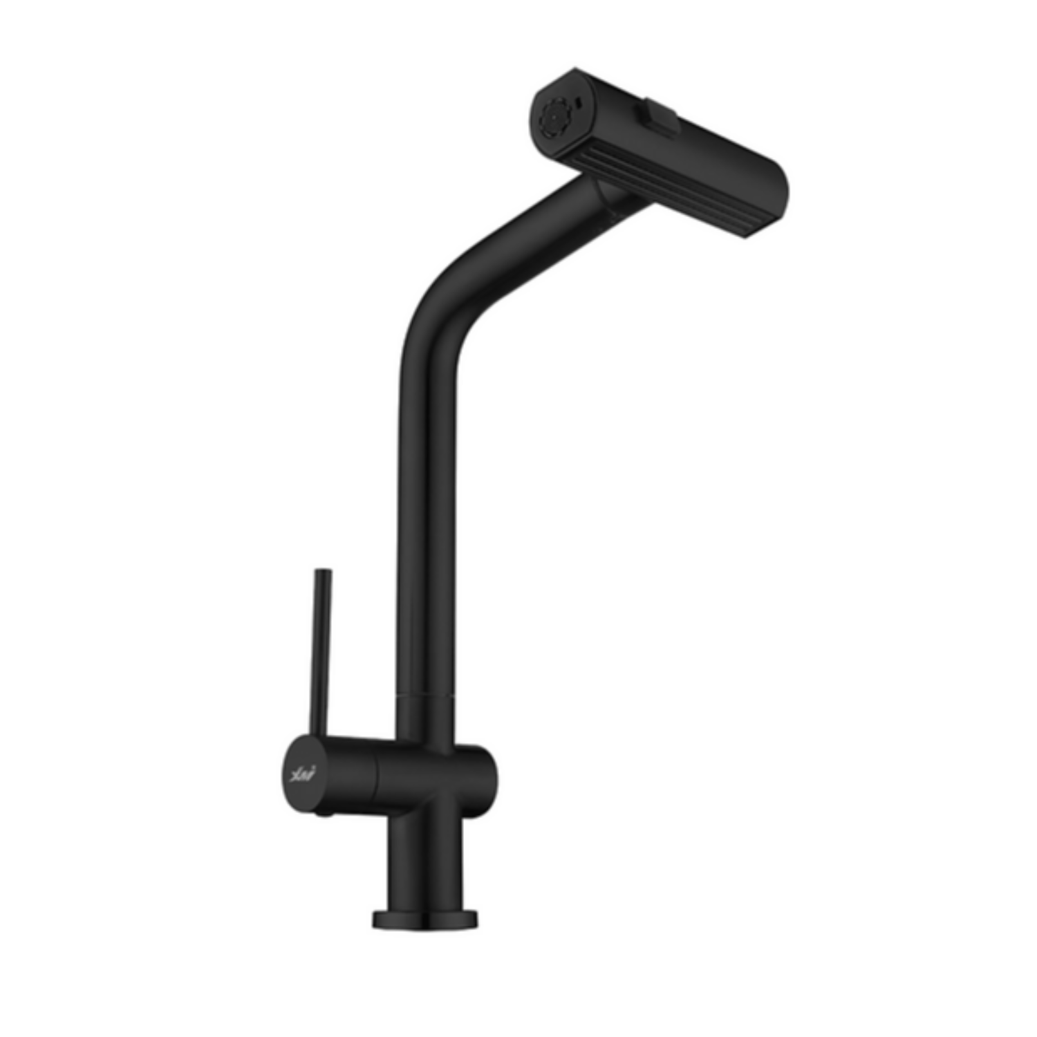 Llave ganzo Negro Mate XM 037901 Acero Inoxidable