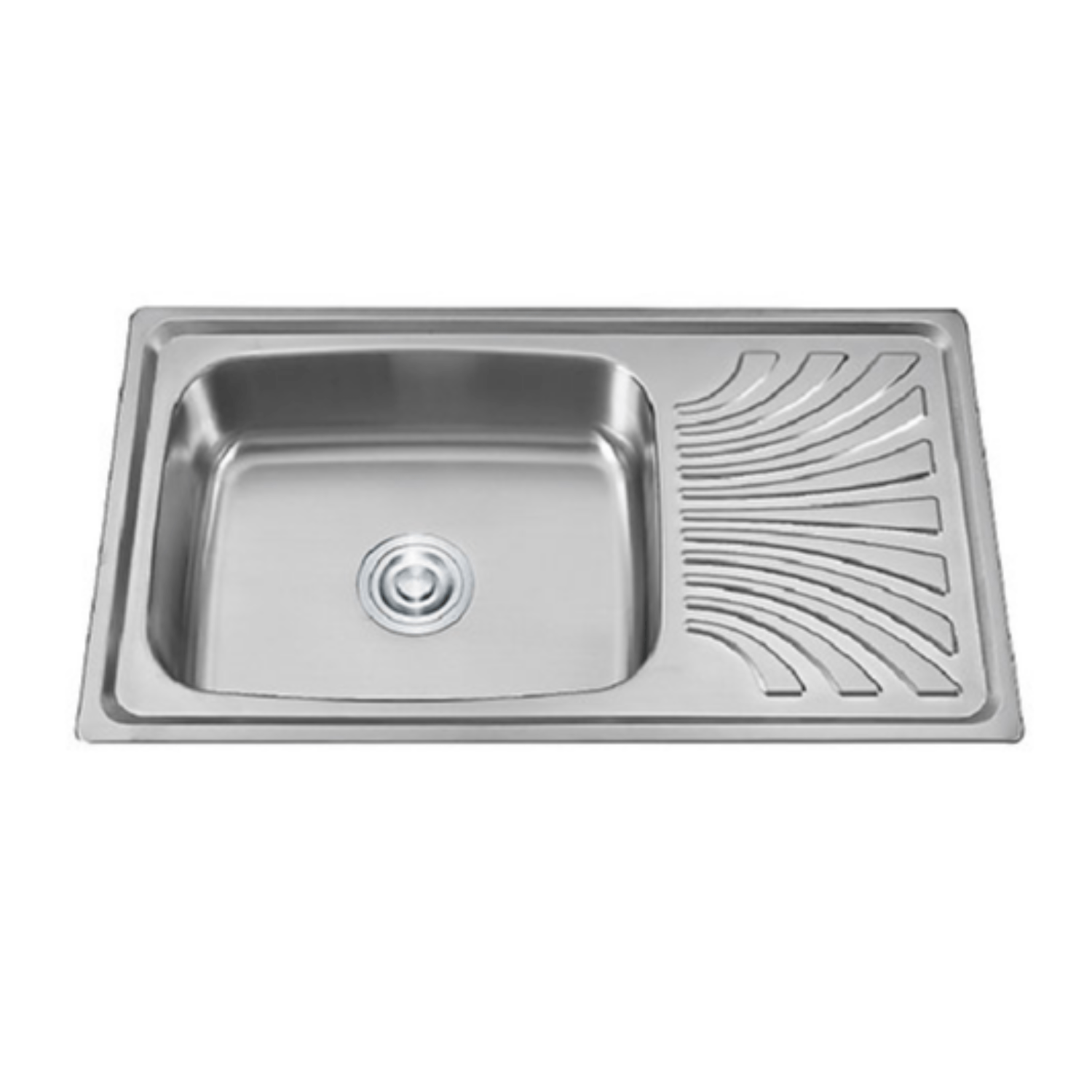 Lavadero de Cocina con escurridero XM 90 cm x 50 cm  Acero Inoxidable