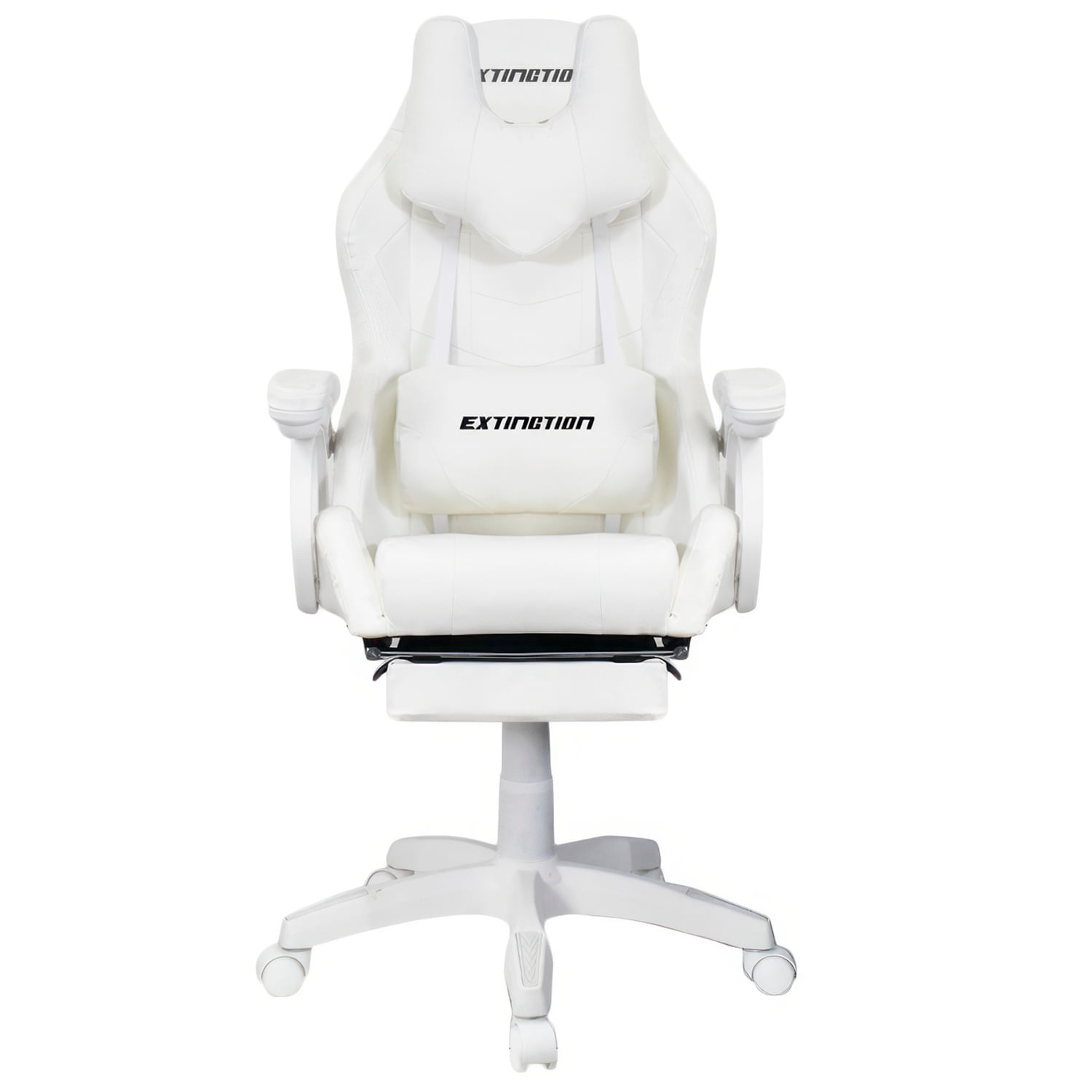Silla Gamer Extingtion Sapp Gamuza Cuerina Color Blanco