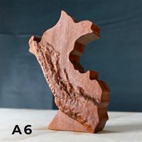 Wisnu Escultura Topográfica del Perú A6 (13x9x3 cm)
