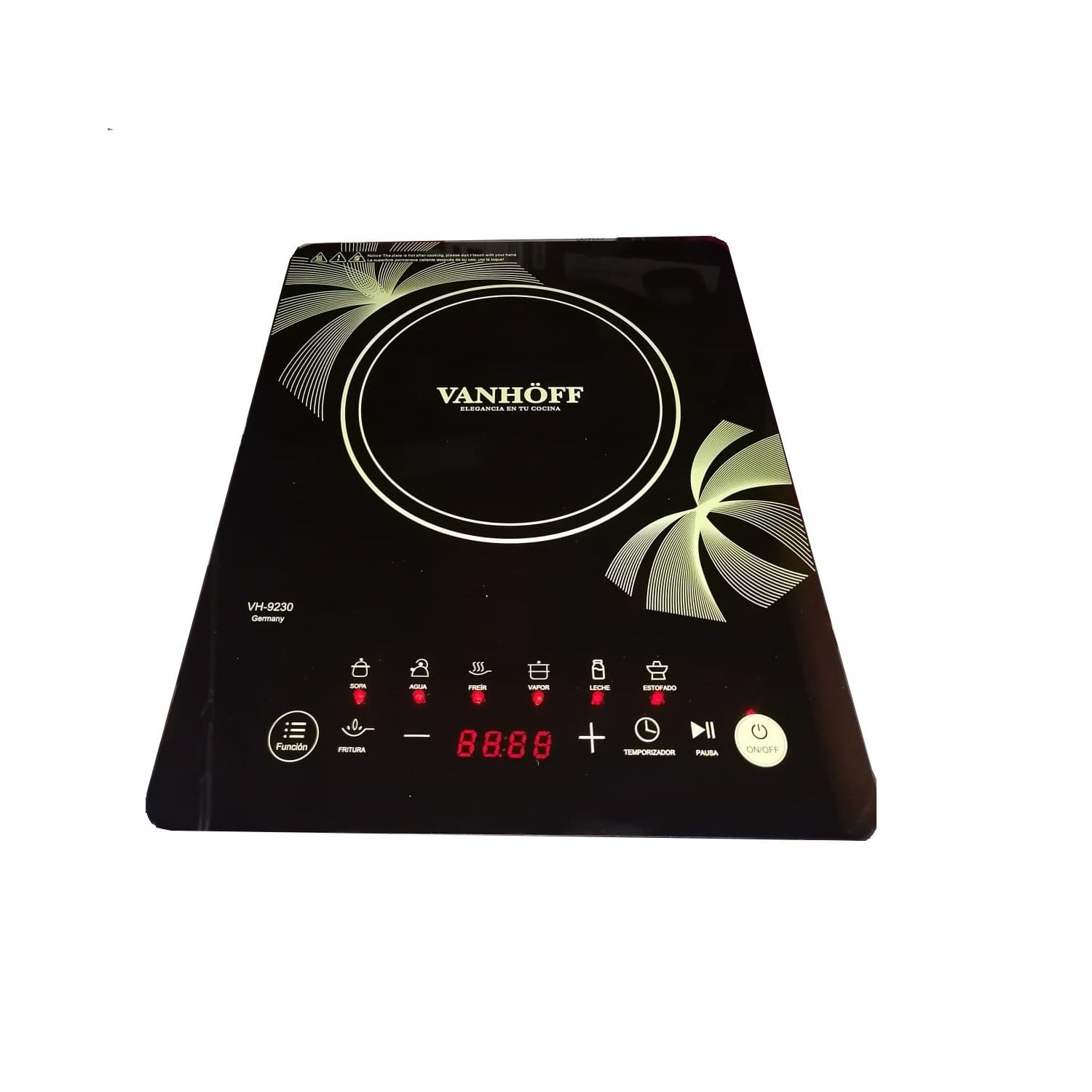 Cocina de Inducción Vanhoff VH-9230 Negro
