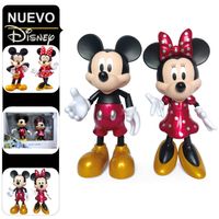 Set de Figuras de Acción Articulables Mickey Mouse  y Minney Mouse Disney