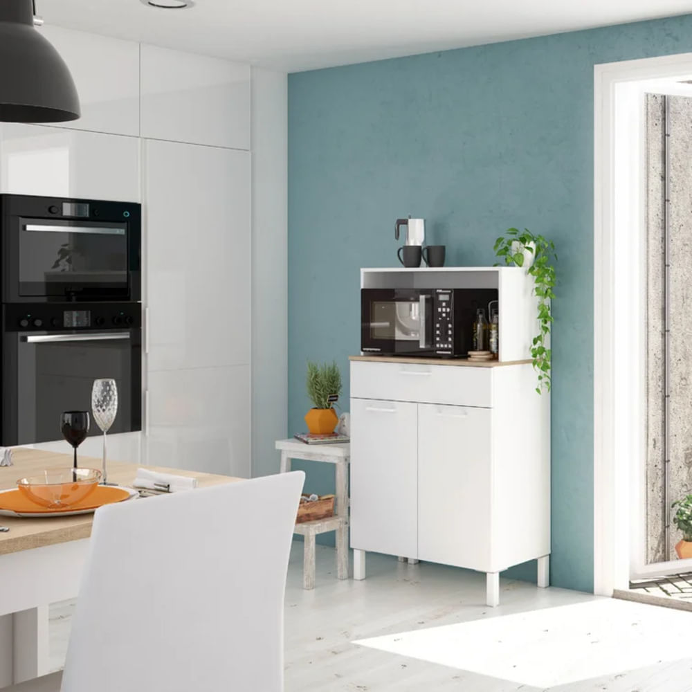 Mueble de Cocina Moderno Sakuno Blanco R&R MUEBLES