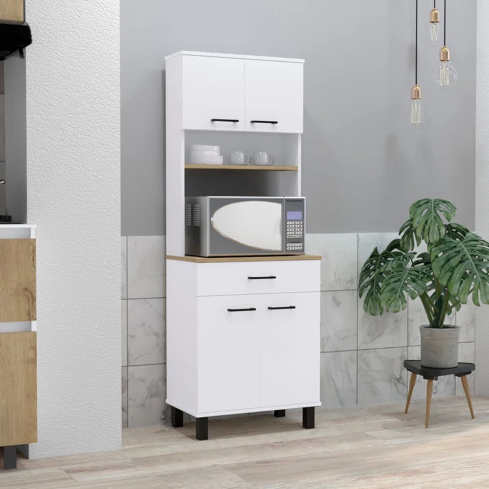 Mueble de Cocina Moderno Haku Blanco R&R MUEBLES