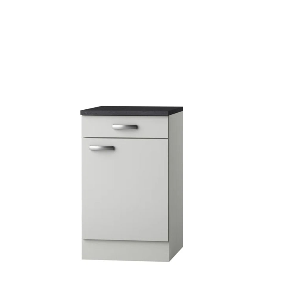 Mueble de Cocina Moderno Tenten Blanco y Negro R&R MUEBLES