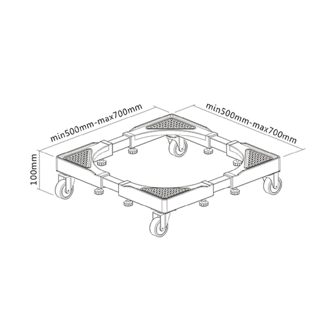 Base Multifuncional BKM02 Koreano para lavadora