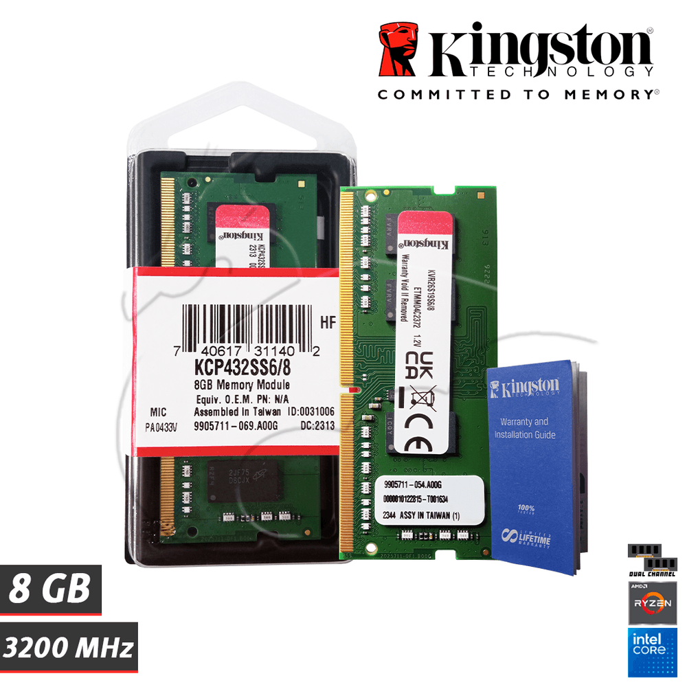 Laptop Ram Kingston Ddr4 8gb 3200 Memoria Ram 8gb 3200mhz Laptop