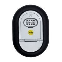 Caja de Seguridad Yale para Llaves de Acero Negro