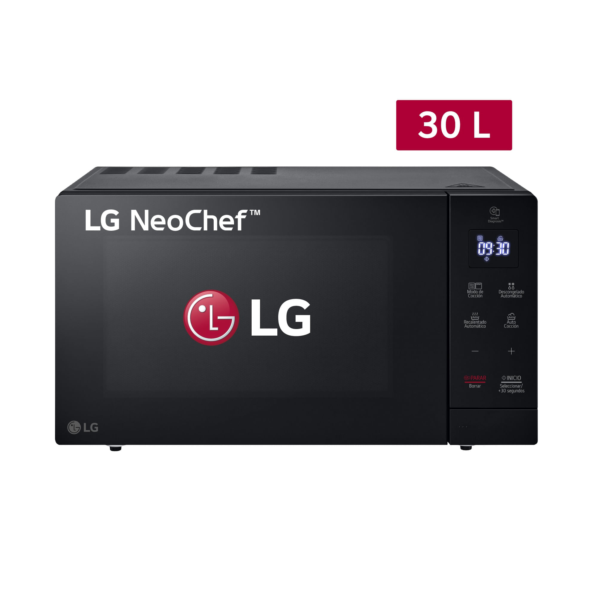 Horno Microondas LG 30L MH7032JAS Negro