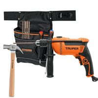 Taladro percutor truper  600W 1/2"" + Kit 10 Piezas