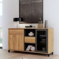 Aparador Moderno Estilo Industrial Damon R&R MUEBLES