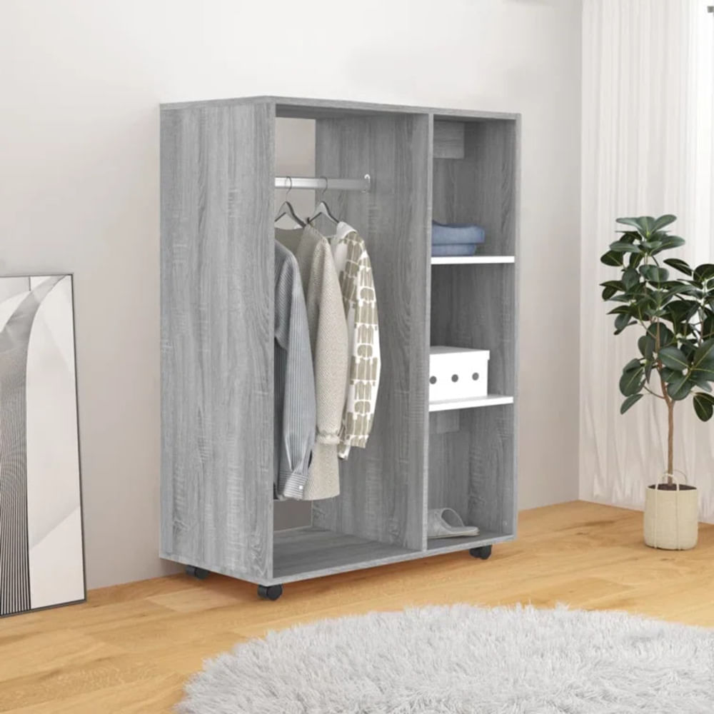 Armario Moderno Sato Gris R&R MUEBLES