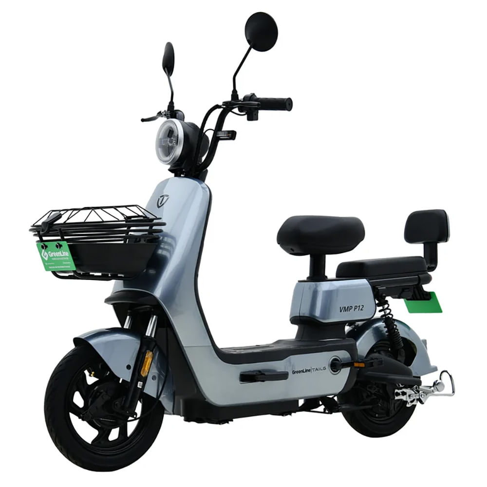 Bicimoto Eléctrica Plomo Ácido Aro 10 VMP P12 GRIS