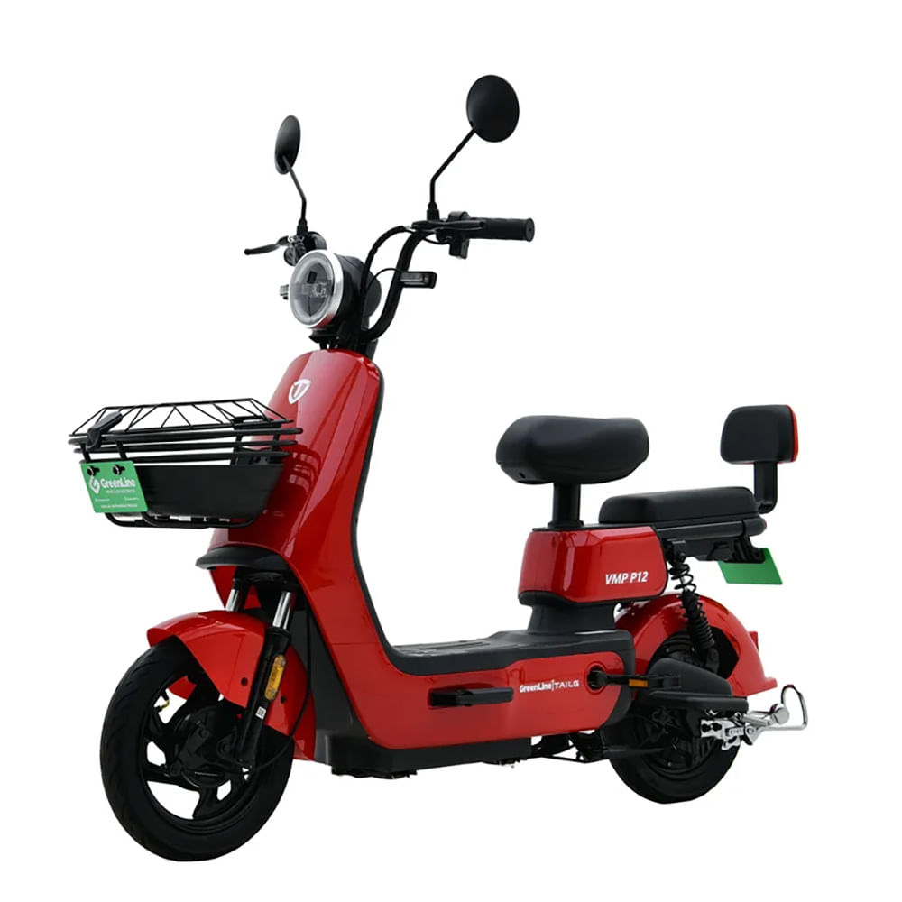 Bicimoto Eléctrica Plomo Ácido Aro 10 VMP P12 ROJO