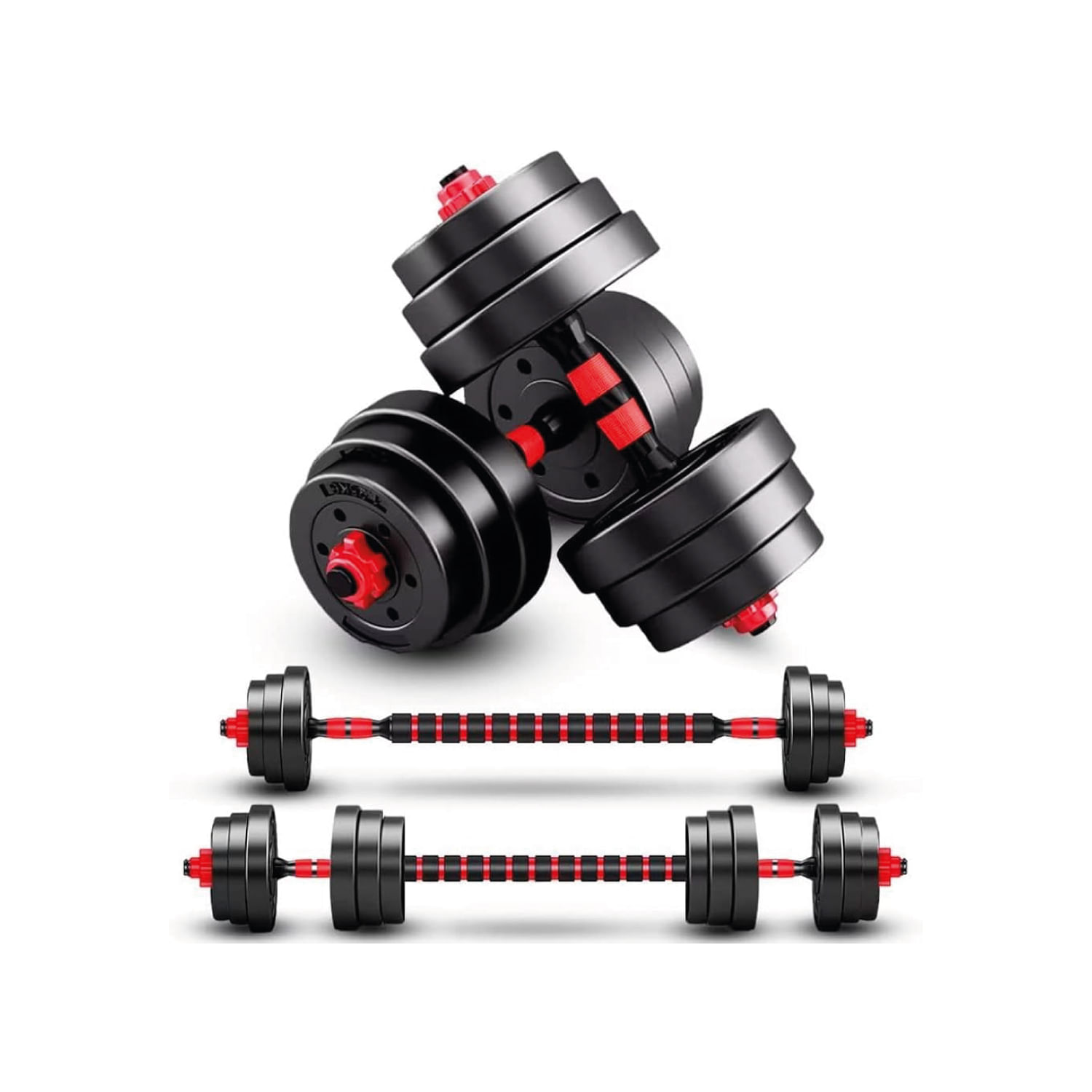 Mancuernas Convertibles de PVC de 30 kg