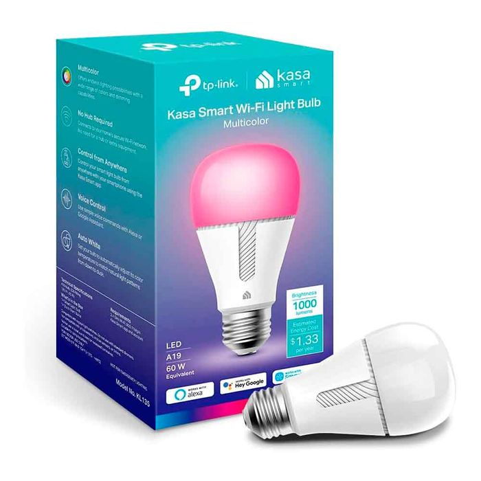 Foco Led Inteligente TP-Link Alexa Google 60W Multicolor Kasa
