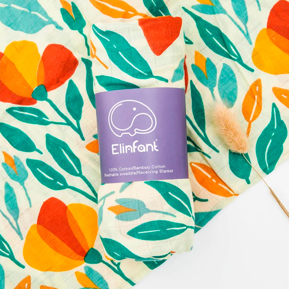 Manta de Muselina Suave para Bebé Bambú y Algodón SM07
