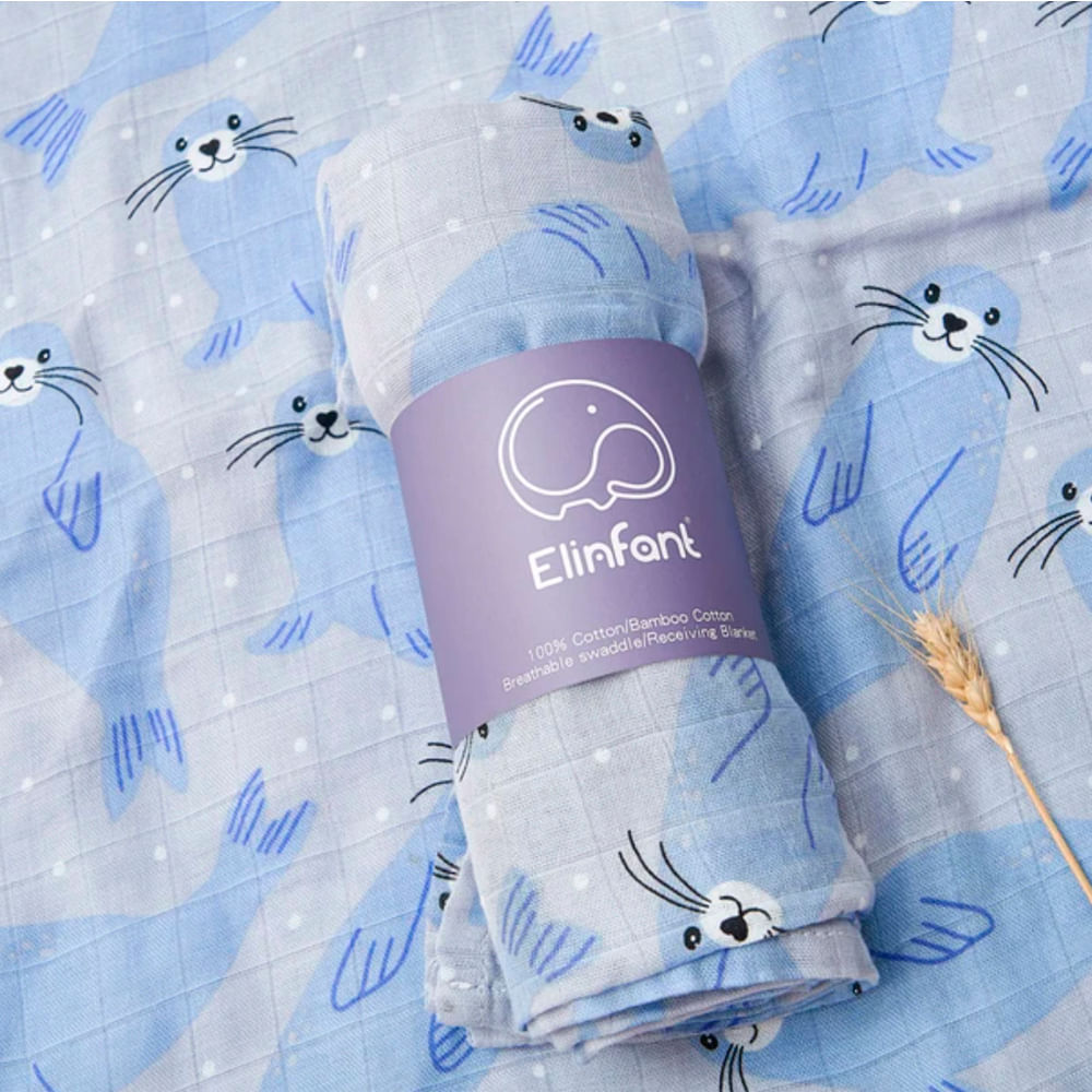 Manta de Muselina Suave para Bebé Bambú y Algodón SM11
