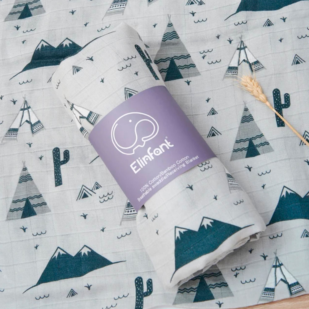 Manta de Muselina Suave para Bebé Bambú y Algodón SM21