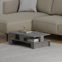 Mesa de Centro Moderna Shinkie Gris R&R MUEBLES