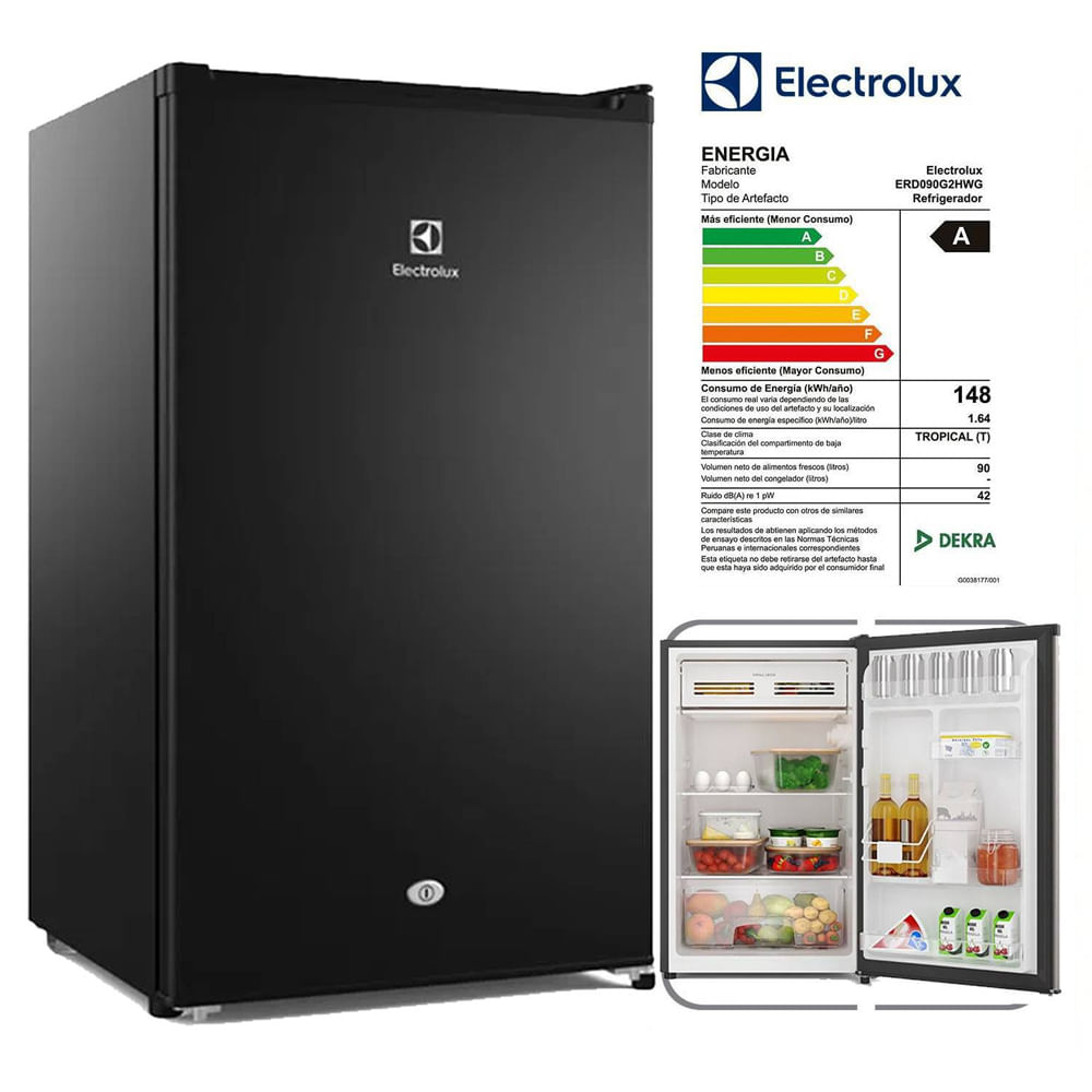 Frigobar Electrolux Premium Black ERD090G2HWB