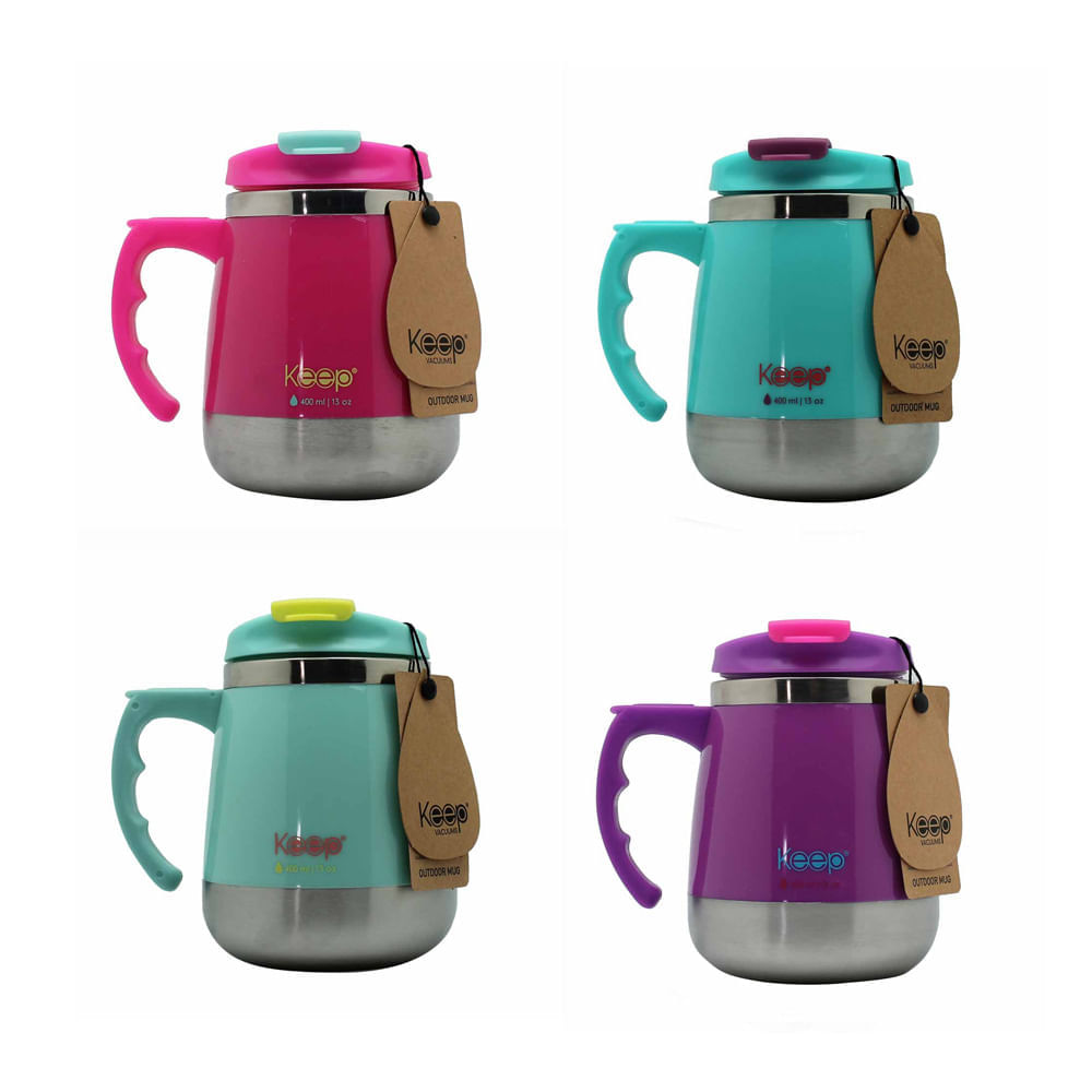 Mug Termo Outdoor KEEP 400ml (Modelos Aleatorios)