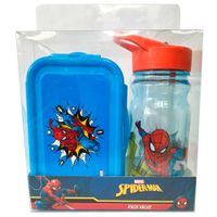 Set SPIDERMAN Botella + Táper Hermético 2un
